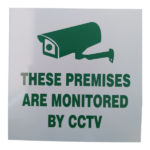 Monitored Premises Safety Sign 19x19cm