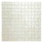 Metallic Texture Mosaic Tiles | White | 30cm x 30cm