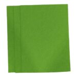 Crazy Fun Lime Green Brushed Foam Sheets A4 3pc