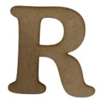Laser Cut Wooden Letter "R" 5cm