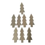 Driftwood Christmas Trees 11cm (8pc)