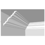 Number 1 Polystyrene Cornice 95x130mm