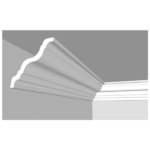 Number 6 Polystyrene Cornice 75x105mm