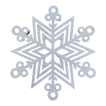 Sharp Point Snow Flake Christmas Decoration