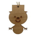 Small Snowman Christmas Ornament 6.5cm