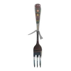 Yellow & Orange Mandala 6pc Tea Forks