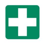 First Aid Equipment Safety Sign 19cm x 19cm