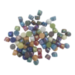 Mixed Colour Pearl Mosaic Insert Dots 250g