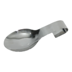 Silver Steel Spoon Rest 24x10x6cm