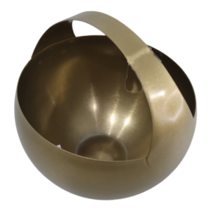 Gold Steel Ice Bucket 19x17x18cm