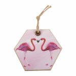 Flamingo Gift Tag (8.5cm x 12cm)