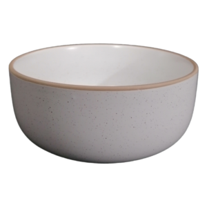 Dessert Bowl White Ceramic with Speckles TM21ST0405032_1