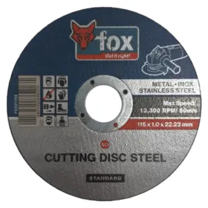 Fox Industrial Cutting Disc _ 11.5cm_ Steel_8393_1