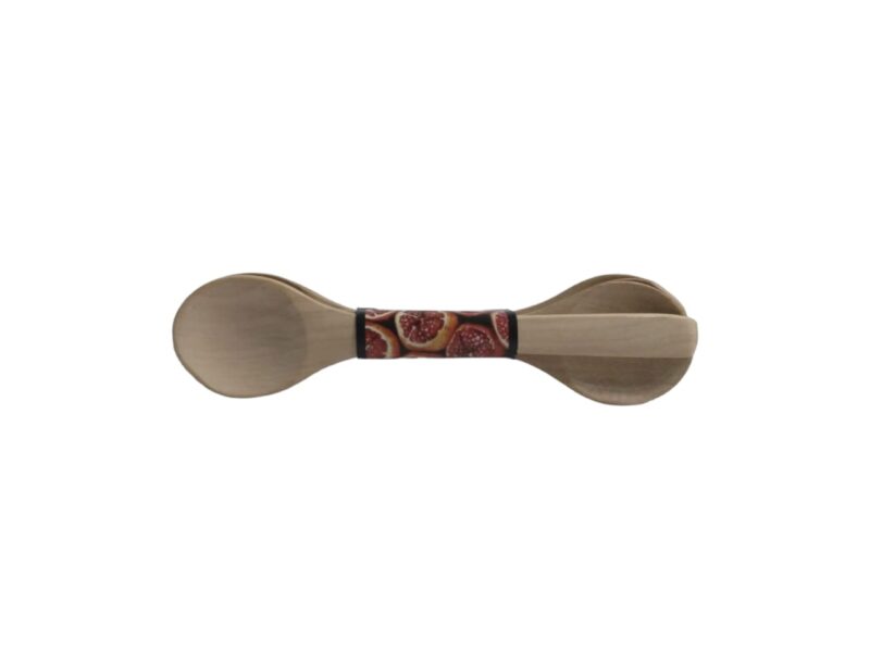 6 Piece Wooden Pomegranate Spoons