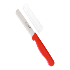 Red Serrated Sandwich Spreader 10cm Blade