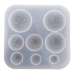 Assorted Round Domes Silicone Mould 8.5cm