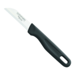 Black Straight Edge Vegetable Knife 6cm Blade