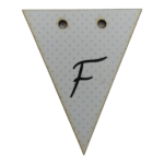 Letter F Bunting Tag