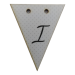 Letter I Bunting Tag