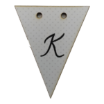 Letter K Bunting Tag