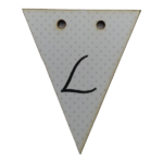 Letter L Bunting Tag