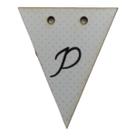 Letter P Bunting Tag