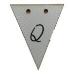 Letter Q Bunting Tag