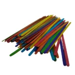 Crazy Crafts Wooden Coloured Flat Sticks 180 x 5mm 80pc_CFS_1