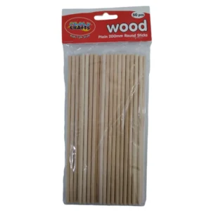 Crazy Crazy Natural Round Sticks 200 x 5mm 50pc_NRC20_2