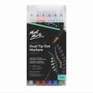 Mont-Marte-Dot-Markers-Dual-Tip-Metallic-6pc_MMPM0059_1