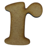 Laser Cut Wooden Letter "r" 5cm