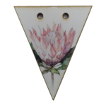Pink King Protea Bunting Tag 5x6cm