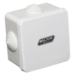 Junction Box With Rubber Gland 8x8x5cm