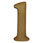 Laser Cut Wooden Letter "l" 3cm