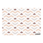 Brown Zig Zag Gift Wrapping Paper (49cm x 69cm)