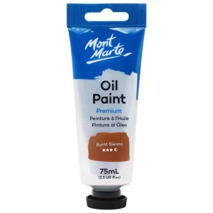 Mont Marte Premium Oil Paint Burnt Sienna 75ml