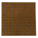Burnt Copper Glitter Mosaic Tiles (30x30cm Sheet)