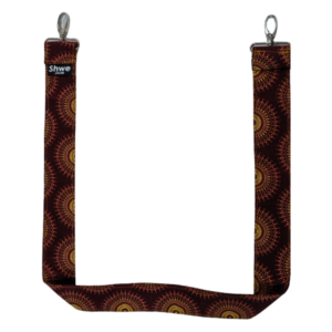 Maroon Shweshwe Bag Strap (116cm x 5cm)