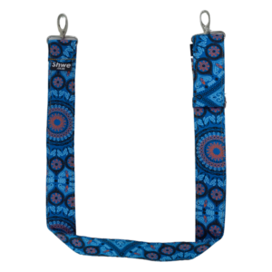 Marine Shweshwe Bag Strap (116cm x 5cm)