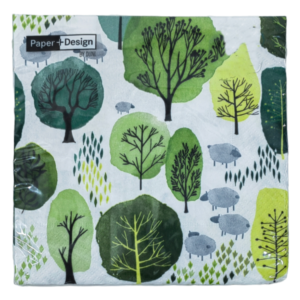 In The Hills 3 Ply Serviettes 20pc