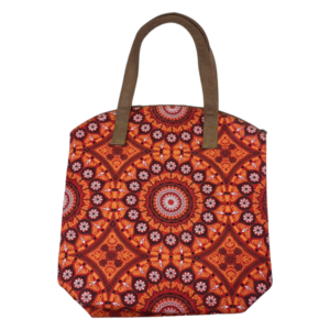 Mexico Shweshwe Zip Cooler Bag (40cm x 42cm)