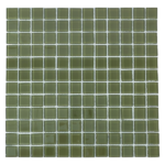 Olive Crystal Glass Mosaic Tiles (Sheet Size: 30x30cm)