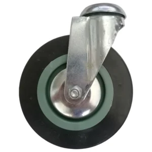 Hillaldam Rubber Castor Wheel with Swivel Bolt 125mm_TOOC512_1