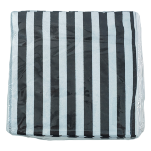 Serviettes | Black stripe (100pc)