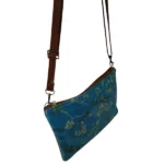 Moss Leather Shoulder Bag Large Van Gogh Almond Blossoms__1