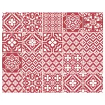Vinyl Tiles pack of 20 in Monochrome Red | 20pc