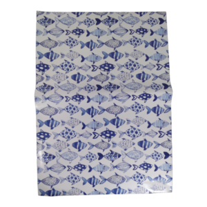 Blue Fish Gift Wrapping Paper (49cm x 69cm)