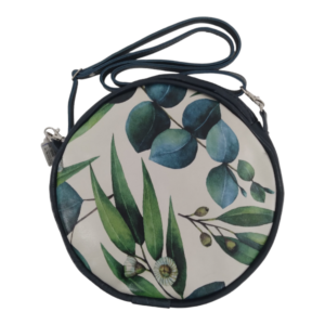 Round Eucalyptus Shoulder Bag