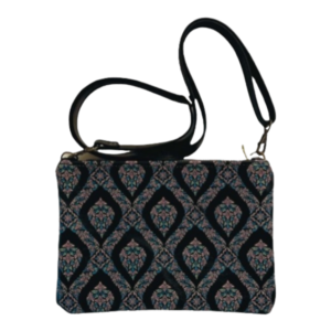 Small Floral Diamond Shoulder Bag