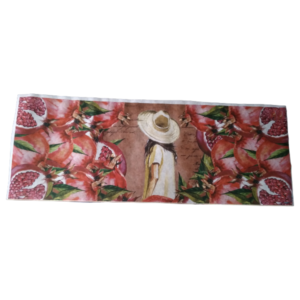 Tear Resistant Pomegranate Lady Deco Print 120x42cm